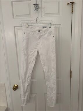 Agolde White Skinny Jeans - Sleek Stretch Fit